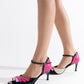 Gemma Fucsia Negro - Landa Zapatos